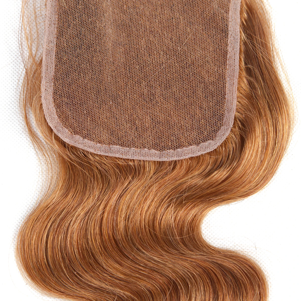 30 #   Rambut Manusia Brown Body Wave Closure Warna 30 #   4x4 Body Wave Lace Closure 100% Rambut Manusia Lurus Dengan Baby Hair Remy HairUGo