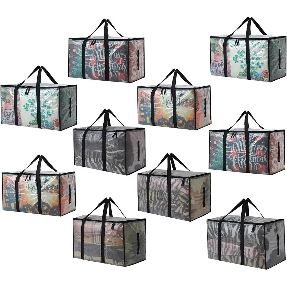 

Heavy Duty 93L (24.5 Gallon) Stackable Storage Bins with Fully Openable Lids, Moving Bags Heavy Duty, Clear Plastic Totes for Mo