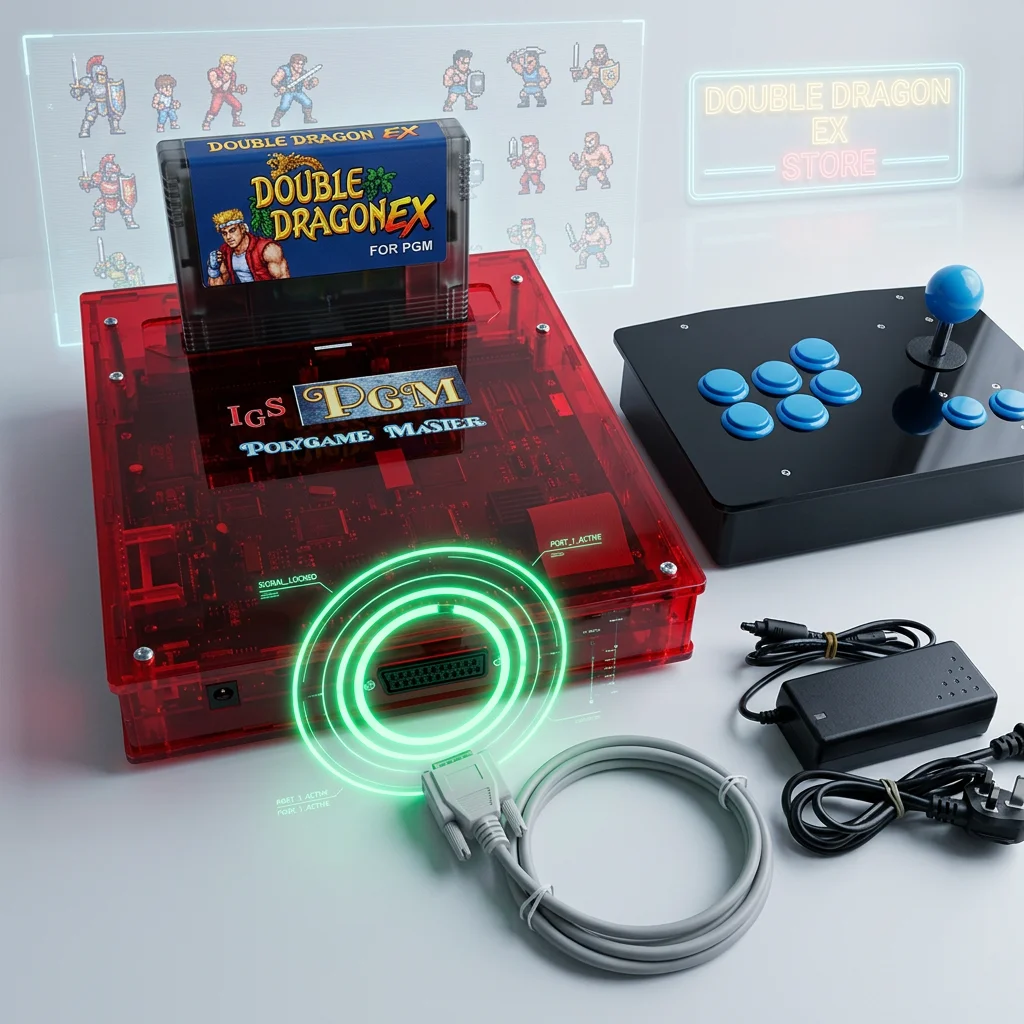 [DEX-PGM-ULTRA] Consolized IGS PGM Arcade Motherboard – Built-in CBOX Integration – Includes 15-Pin Pro Controller