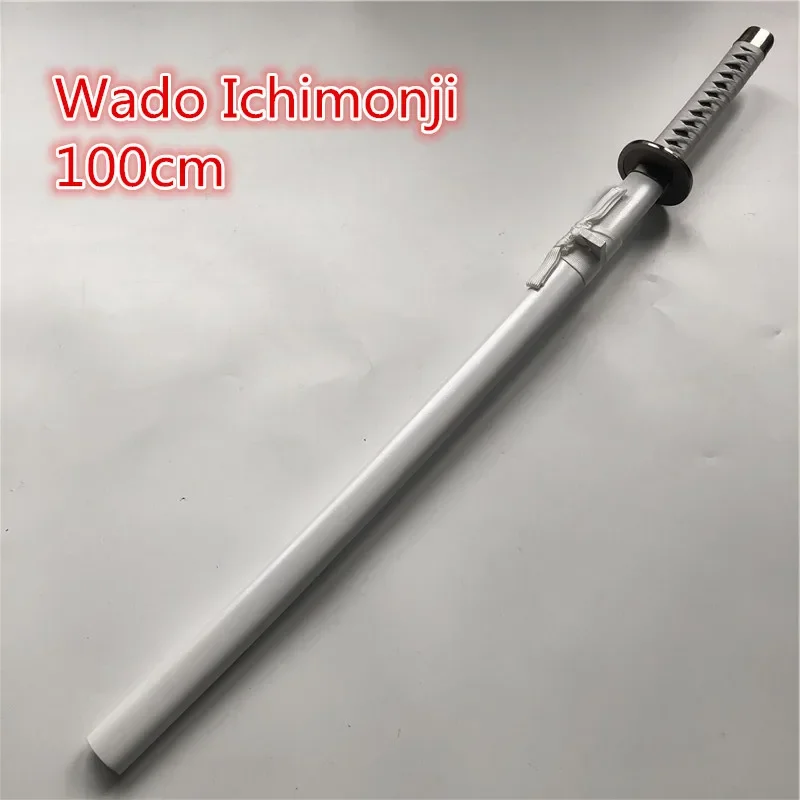 

Anime Cosplay Wado Ichimonji Roronoa Zoro Sword Weapon 1:1 Armed Katana Espada Wood Ninja Knife Samurai Sword Prop Toys 100cm