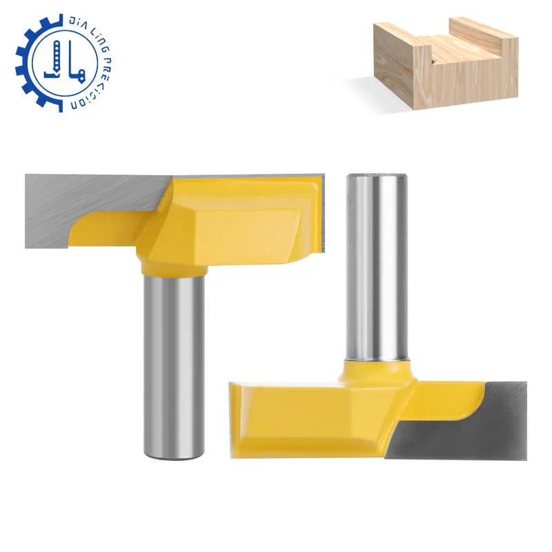 Fresadora Facial de Avião de Superfície Wood Router Bits Fundo de Limpeza de mm Bit Conjunto para Ferramentas de Madeira Cnc