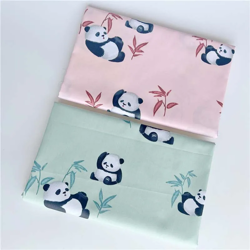 100% Cotton Twill Fabrics Cartoon Panda Whale Dinosaur Lion Castle for DIY Crib Sheet Handwork Summer Clothes Quilt Cradt Decor