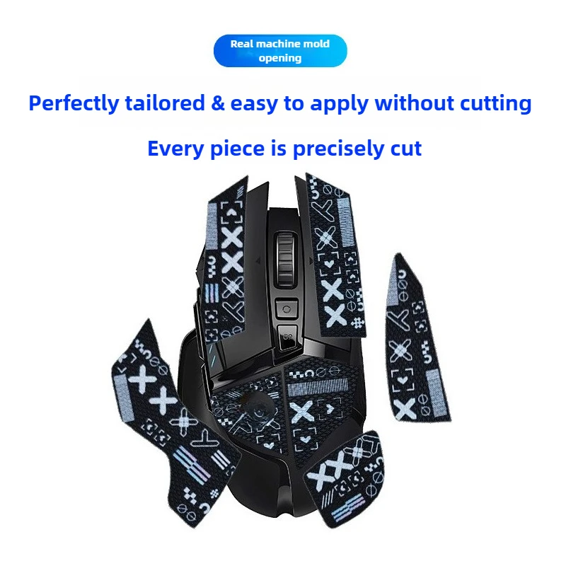 Anti-slip Sweat-Absorbent Stickers for Logitech G502 HERO Mouse ， Gaming Mouse Grips with Anti-slip Function