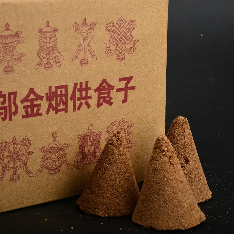Natural Handmade Incense Cone Household Office Large Particles Praying Blessings Purifying Air Invigorating Spirit Joss Stick
