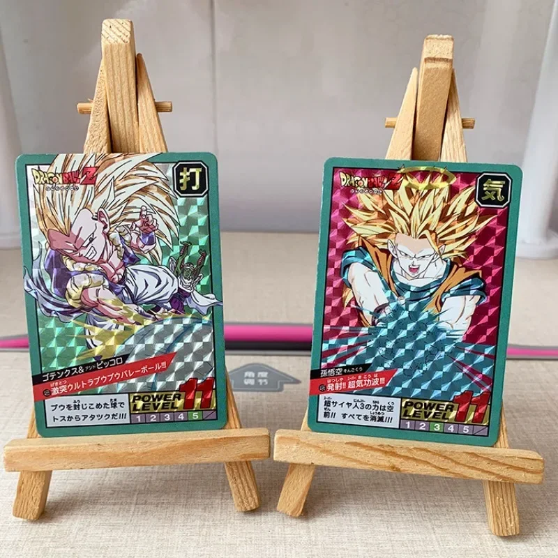 DIY Homemade Dragon Ball 12th Son Goku Vegeta IV Flash Card  A Set of 10pcs Anime Game Peripheral Collection Christmas Present