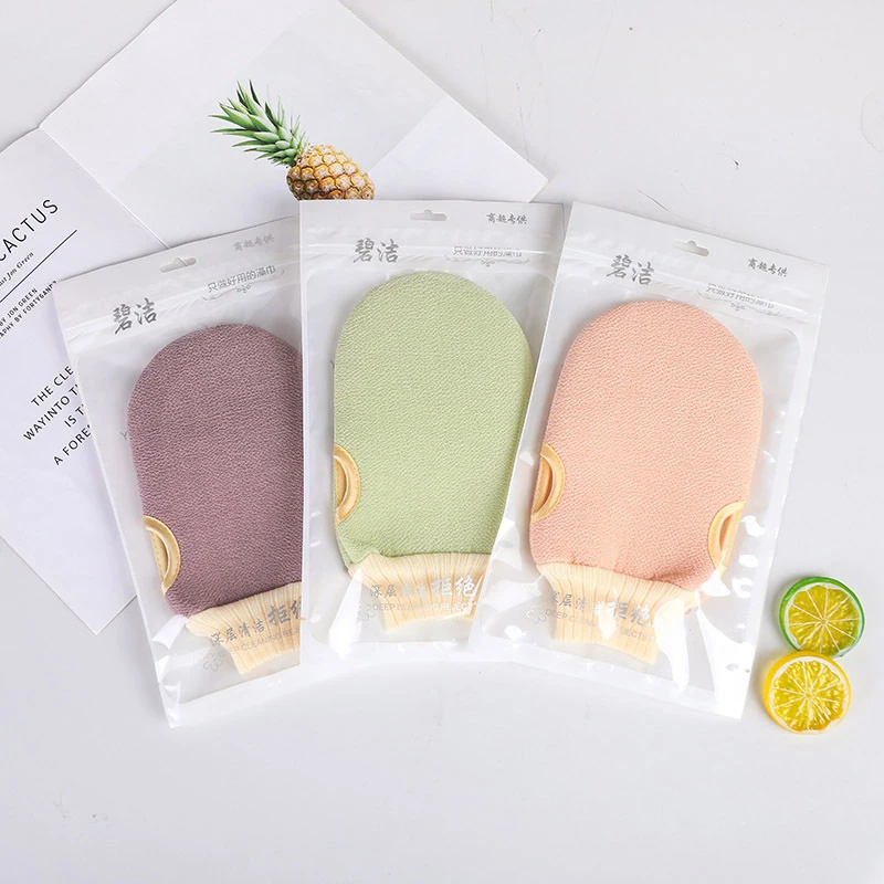 1pc Bath For Peeling Spa Exfoliating Shower Brush Body Cleaning Scrub Mitt Rub Dead Skin Gloves Shower Towel Foam Body Massage