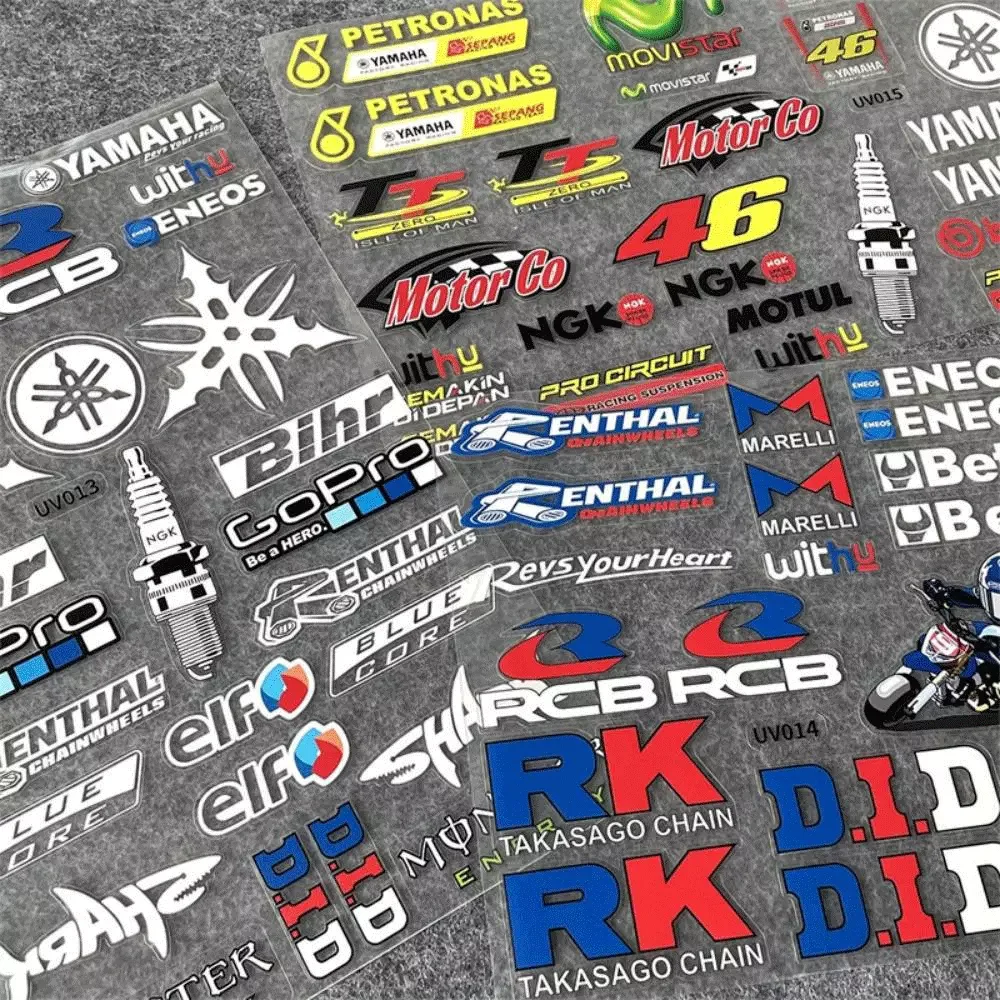 دراجة نارية الراعي ملصق عاكس مقاوم للماء الجسم الديكور دراجة الوفير تعديل الملحقات خوذة جذع ملصق