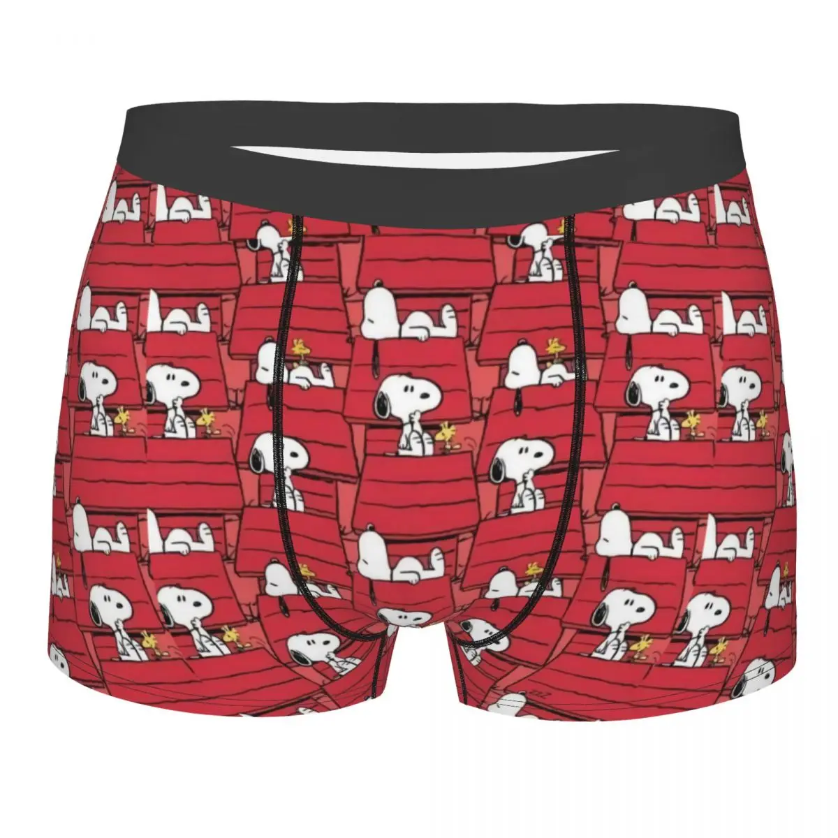 

Custom S-Snoopys Pattern Underwear Men Stretch Boxer Briefs Shorts Panties Soft Underpants For Male