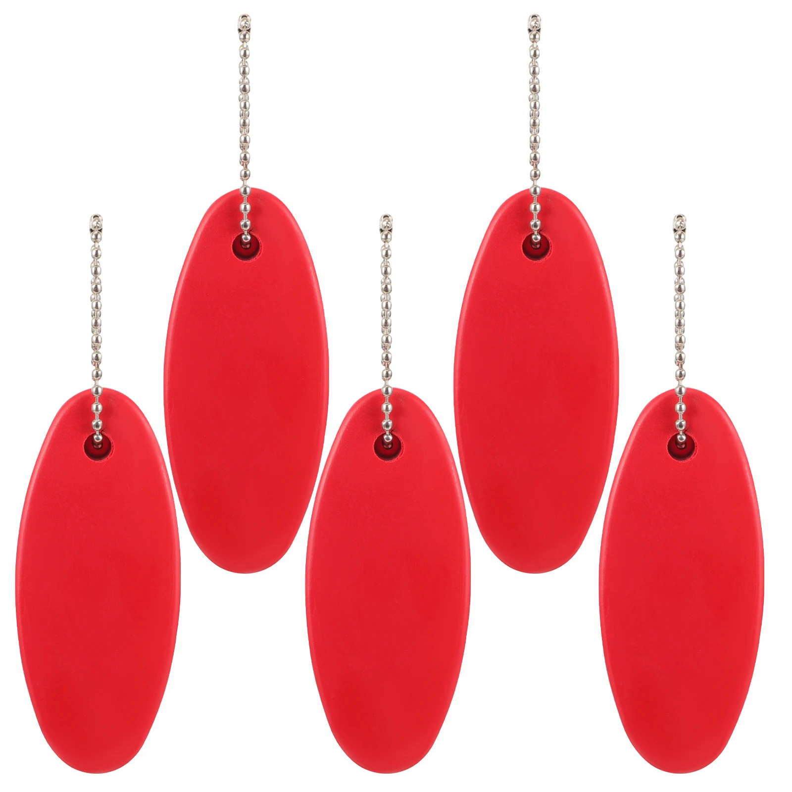Llaveros flotantes de 5 uds., Material PU duradero y ligero, flotador de plástico pequeño para barcos, accesorios de modelado para exteriores