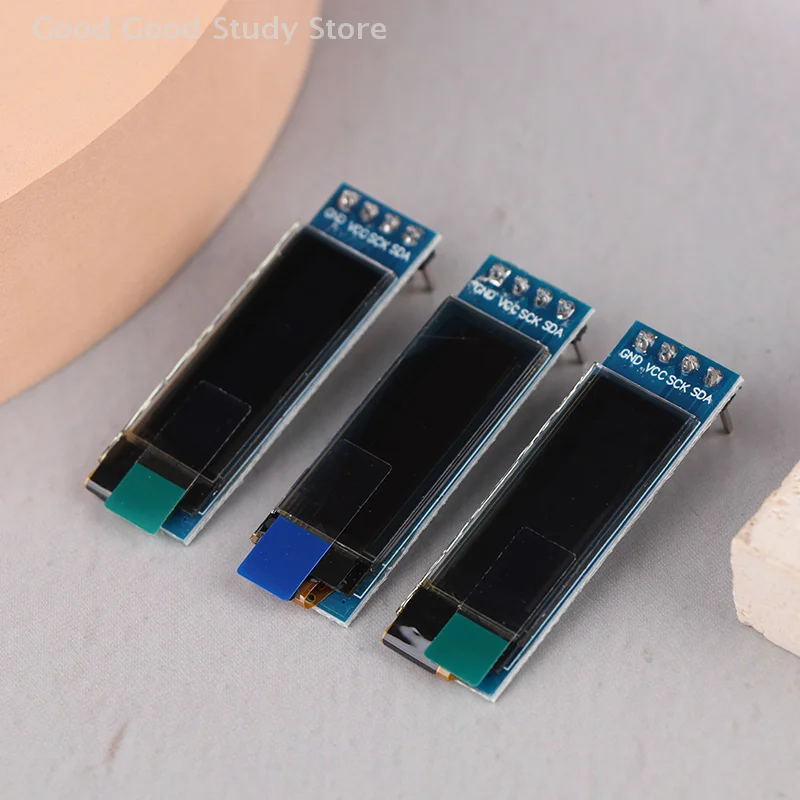

1 шт. 0,91-дюймовый модуль OLED-дисплея белого/синего цвета OLED 128X32 ЖК-дисплей со светодиодной подсветкой SSD1306 12832 0,91 IIC I2C для связи Ardunio