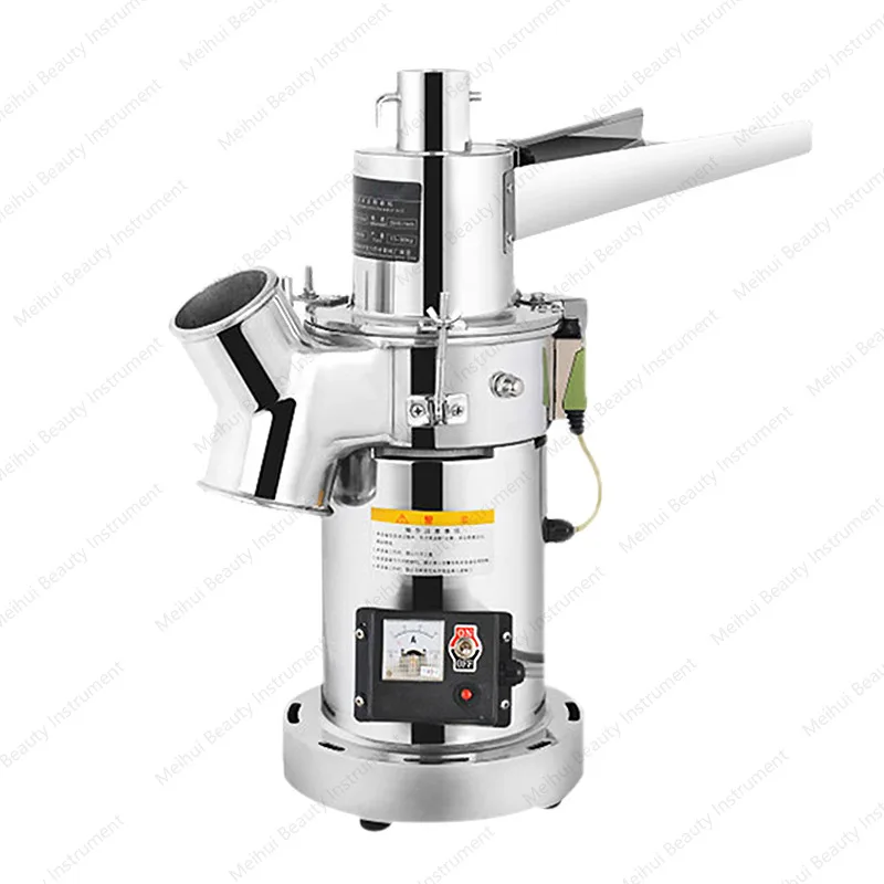 Continuous Feeding Pulverizer Hammer Type Chinese Herbal Medicine Pulverizer Flow Type 60-200 Mesh Grinder