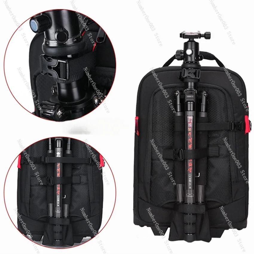 Professional DSLR camera trolley suitcase Bag Video Photo Digital Camera luggage travel trolley Backpack on wheels