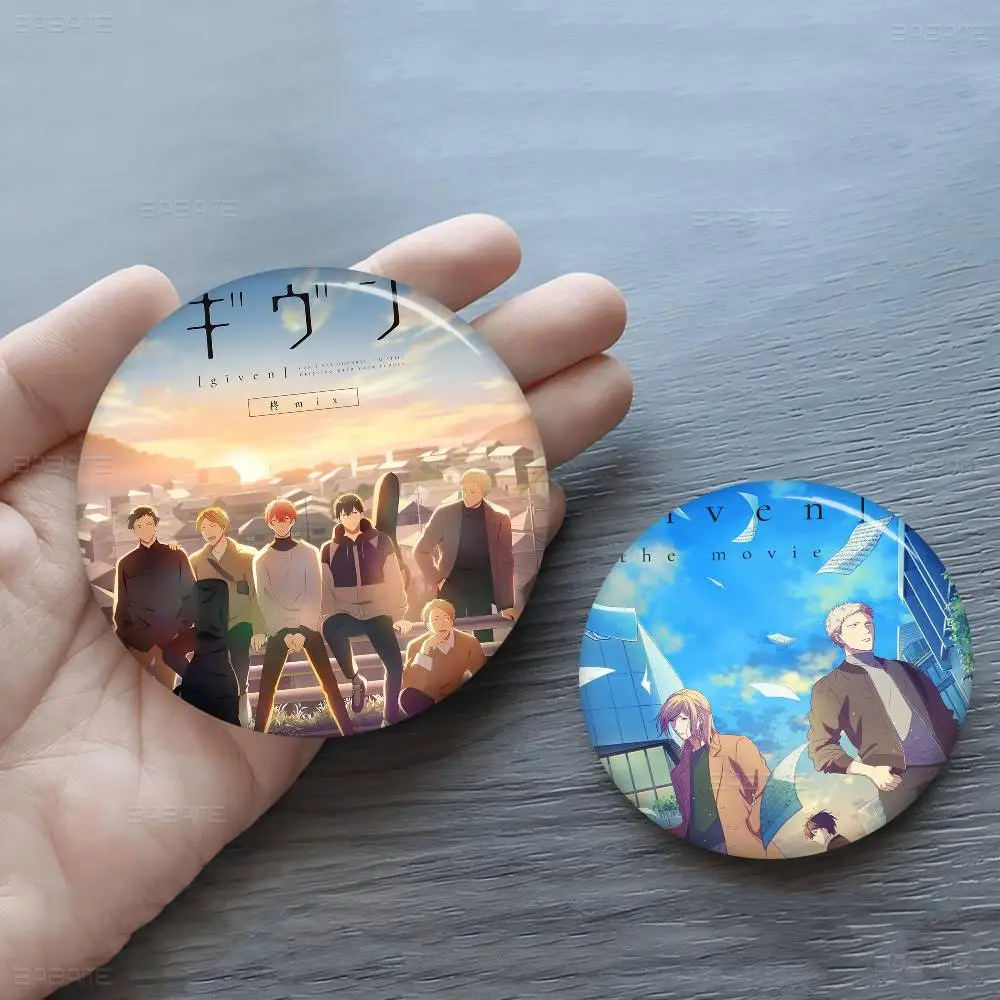 GIVEN BL Anime Customizable Soft Button Pin For Women Creative Jewelry Funny Badge Cartoon Lover Hat