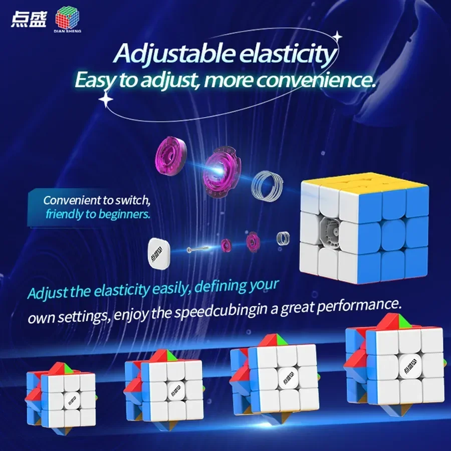 [CubeFun] DianSheng 7cm 8cm 9cm 10cm Big 3x3 M Speed Cube Googol M Puzzle SizeToys For Children Kids Gift Cubo Magico Toy