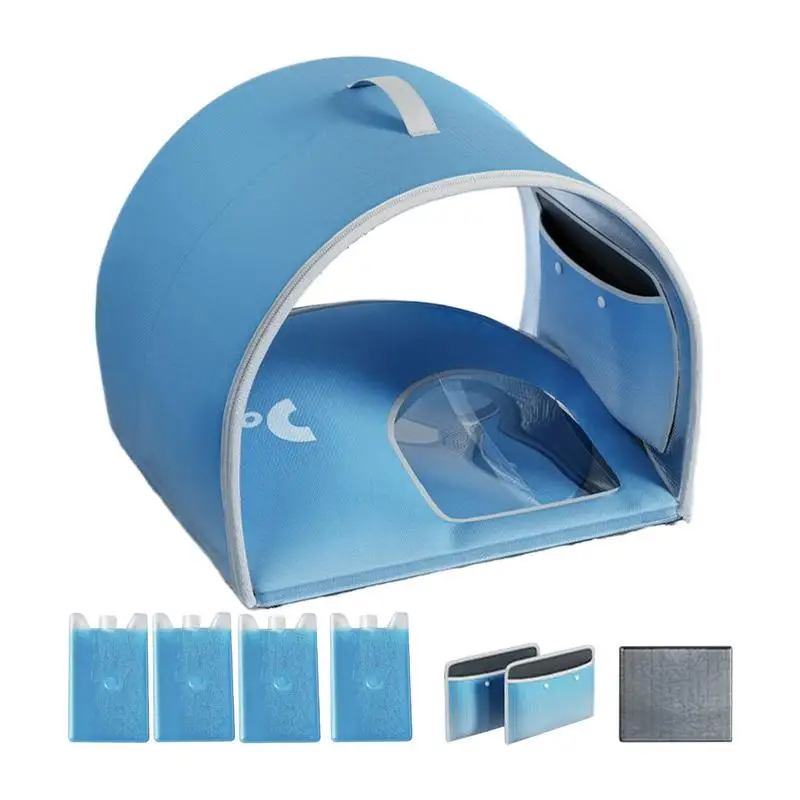 

Новый охлаждающий артефакт для комнаты с кондиционером для кошек, летняя питомник для кошек, домашнее гнездо для иглу, большой дом для домашних животных с длительным охлаждением