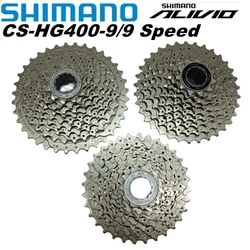 SHIMANO ALIVIO HG400-9 Cassette Sprocket 9-Speed - HYPERGLIDE - Trekking 11-25T/11-32T 11-34T 11-36T Original