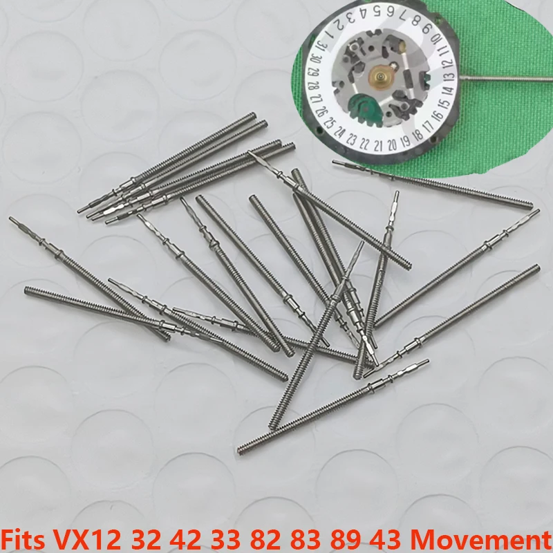 

2/4Pcs VX12 32 Watch Crown Stem Fits VX12 32 42 33 82 83 89 43 Movement Watch Replacement Watch Crown Stem