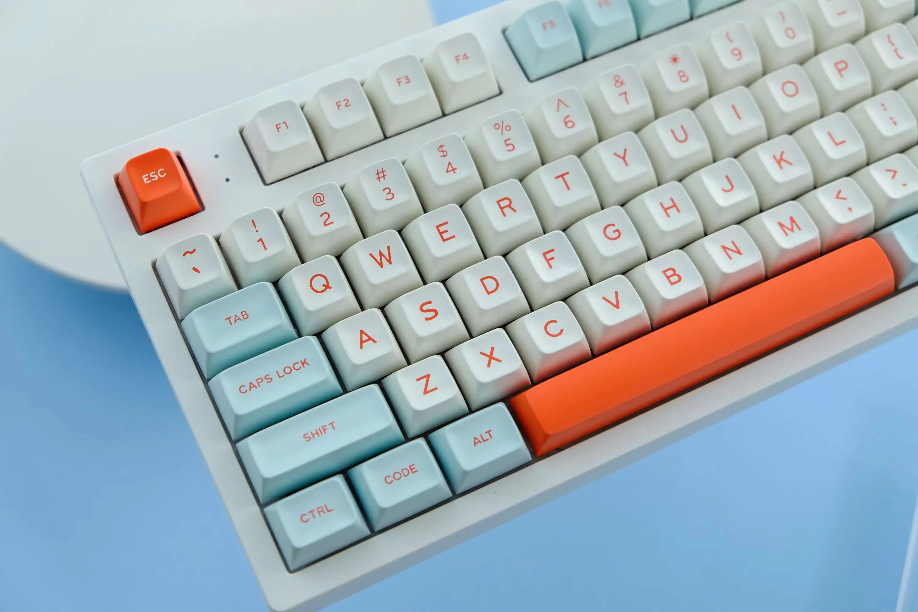 G-MKY AFSA  Salmon KEYCAP ABS DOUBLE SHOT Keycap FOR Cherry MX switch keycaps for Wired USB Mechanical Gaming keyboard