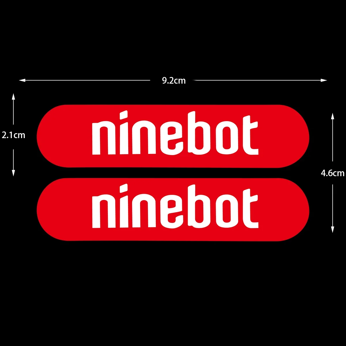 ل Ninebot E110A E110S E125S P100S P65 D18E D28E D38E عاكس دراجة نارية Stikcers موتو سكوتر الجسم شارات الفينيل اكسسوارات