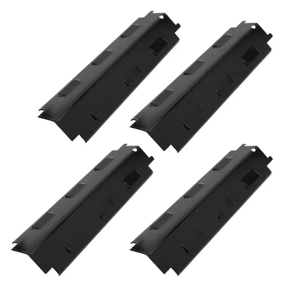 ALLGOOD 4Pcs Heat Plate Shield Stainless Steel Gas Grill Heat Plate Barbecue For Charbroil BBQ Tool Grill Burner Accessories