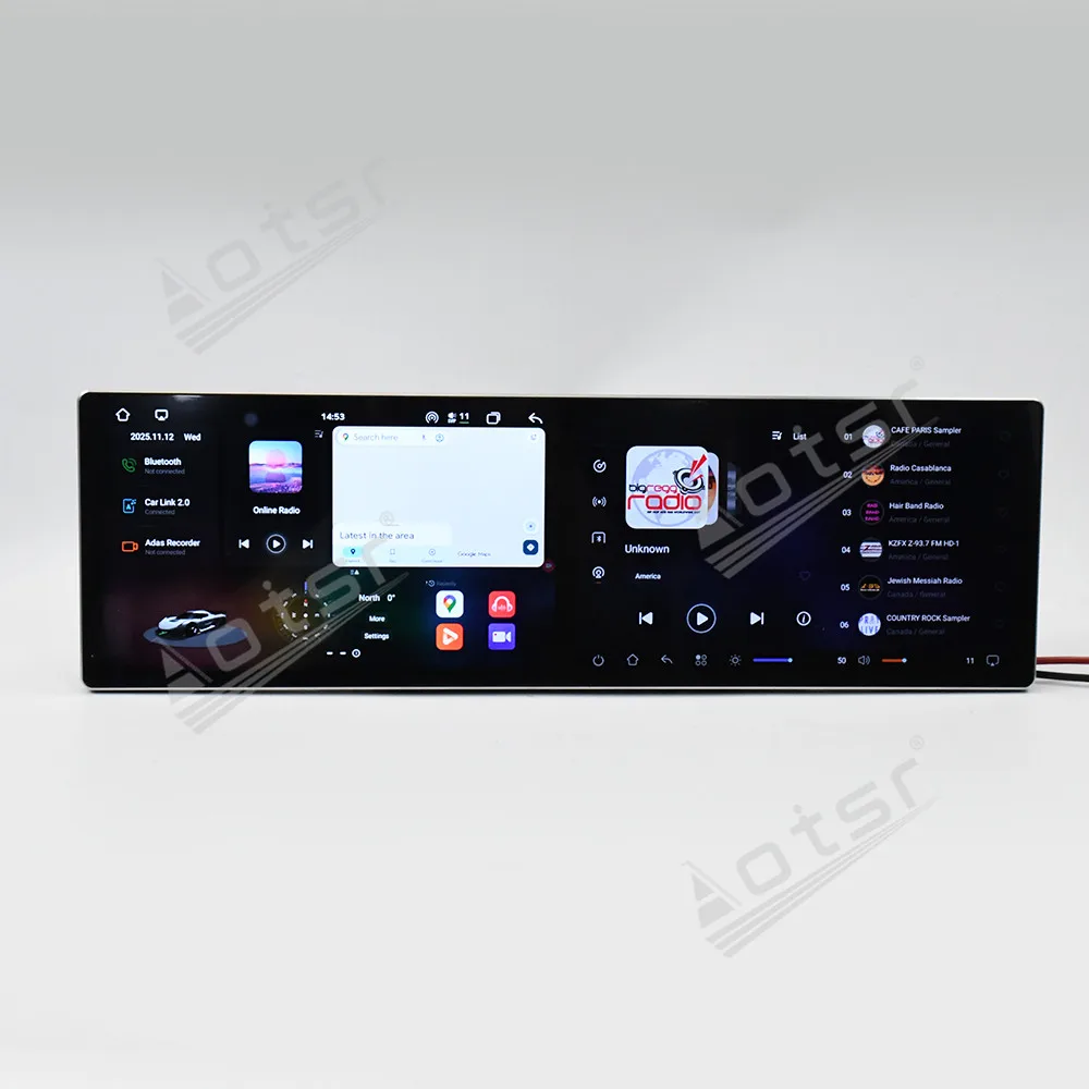 Dual 10.1 inch auto carplay Android 15.0 For Honda Spirior 2009 -2013 Car Radio Multimedia Player GPS navi Stereo WIFI Head Unit