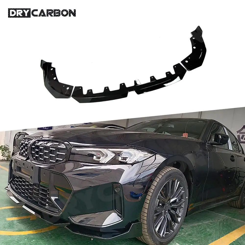 

M Style Front Bumper Lip Guard Chin Spoiler Splitters For BMW 3 Series G20 G28 M340i 2023+ Car Styling Body Kits Accessories