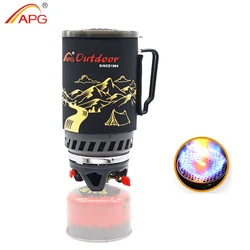 APG 1400ml Camping Gas Stove Fires Cooking System and Portable Gas Burners