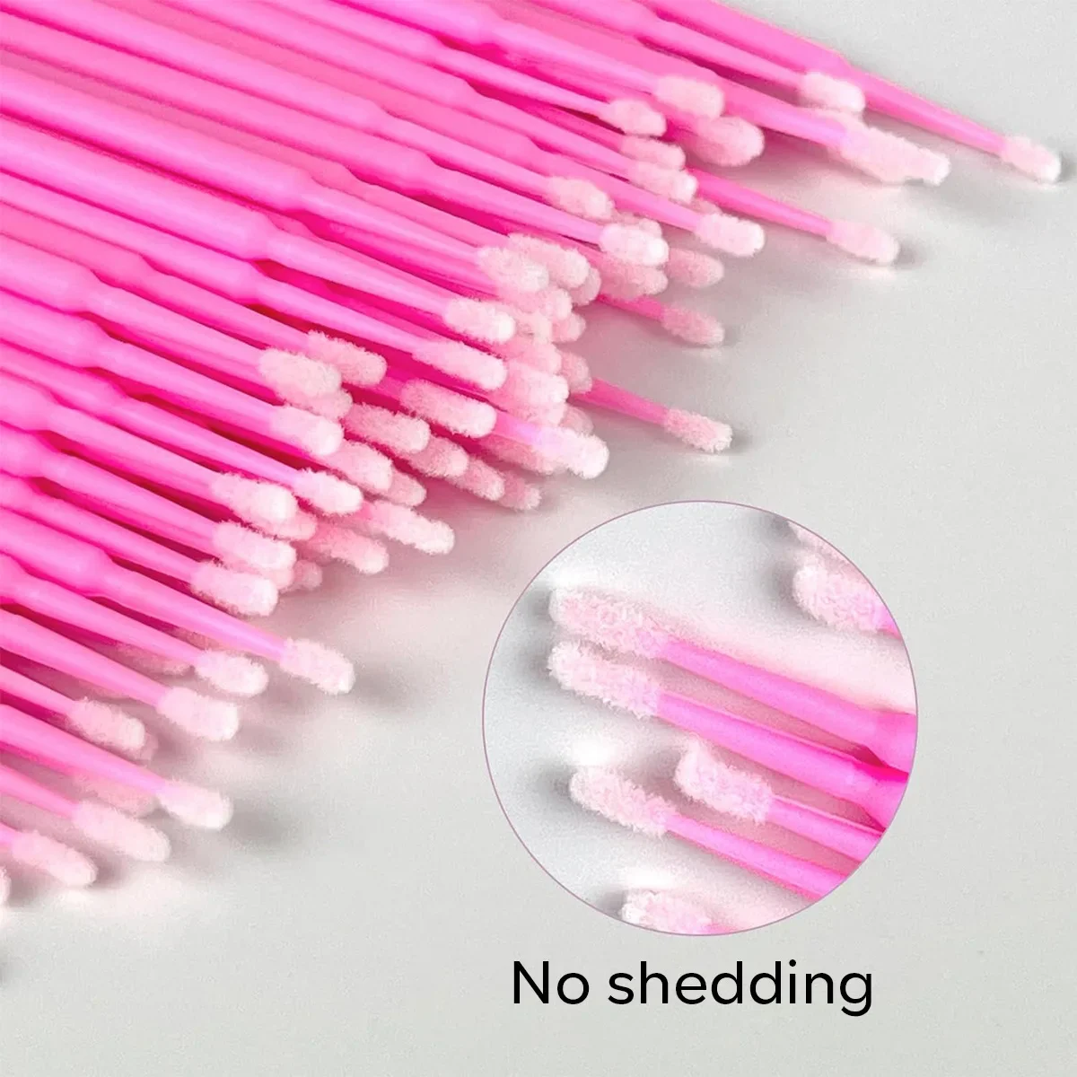 100PCS Eyelash Extension Cleaning Swabs Lash Lift Glue Remover Applicators Microblade Makeup Micro Brushes Tool