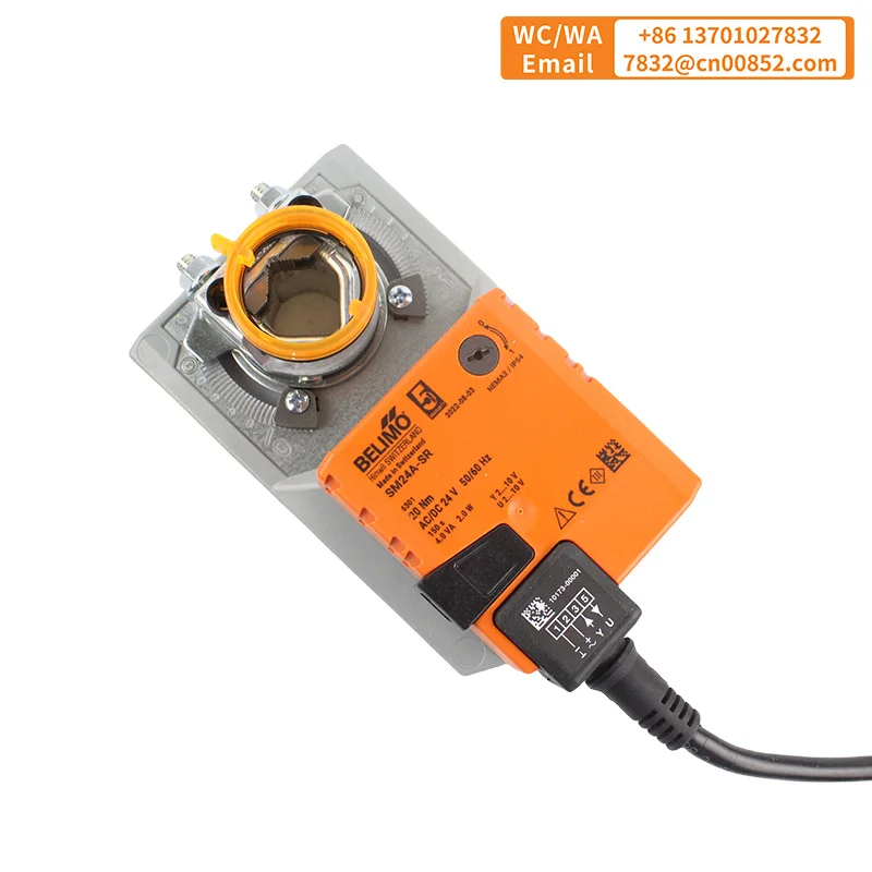

Модулирующий привод заслонки 20 Нм BELIMO SM24A-SR 2-10 В ADC24V Моторизованные клапаны регулирования воды Системы HVAC Оригинал на складе