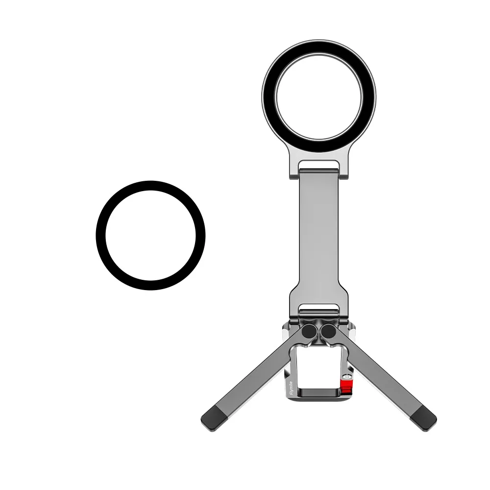

Магнитный держатель штатива для телефона из алюминиевого сплава 360° ° Вращающийся карабин-зажим для телефона, складной держатель для iPhone//