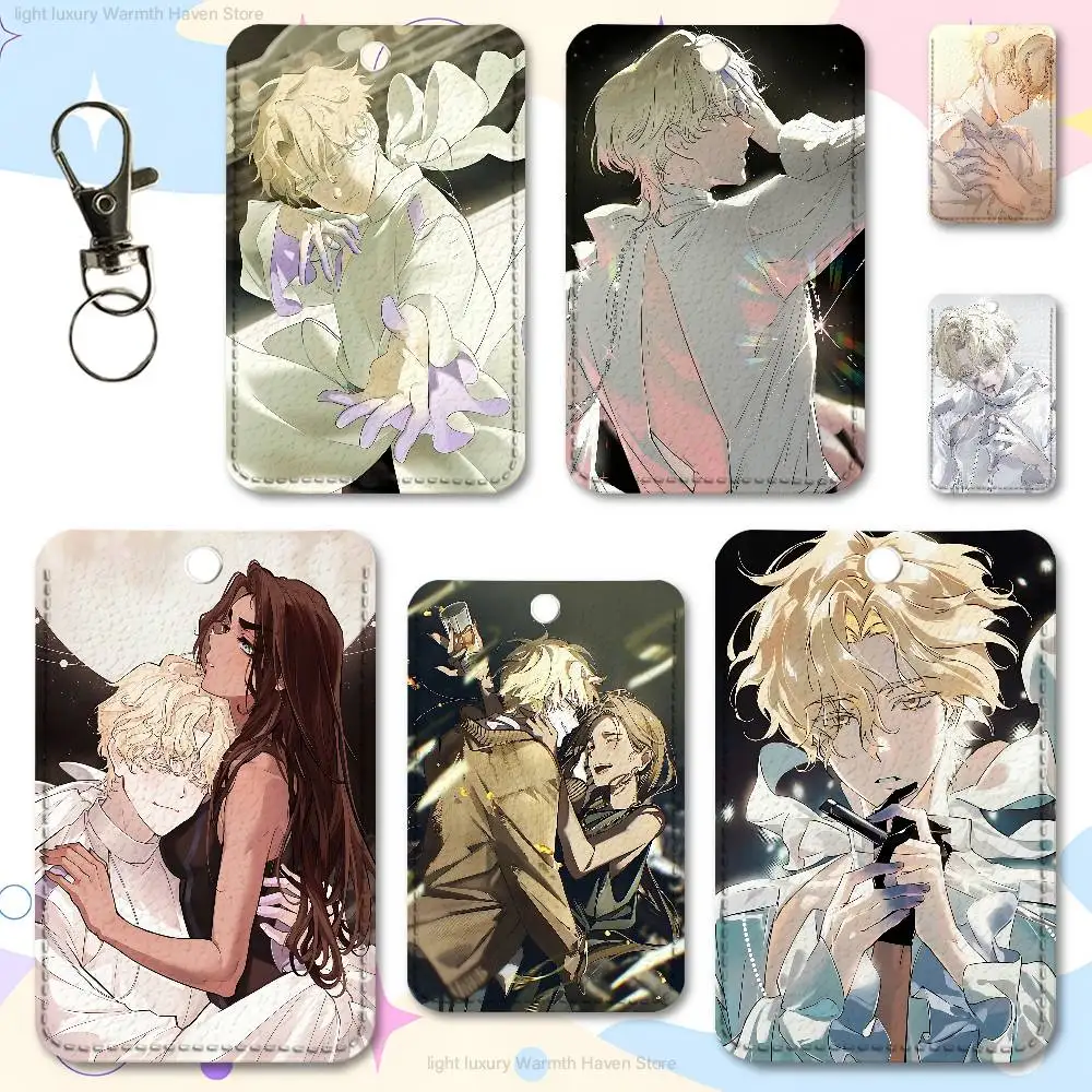 

A-Alien S-Stage Luka Premium PU Leather Card for Daily Use Holder Card Case with Metal Carabiner Customizable Design