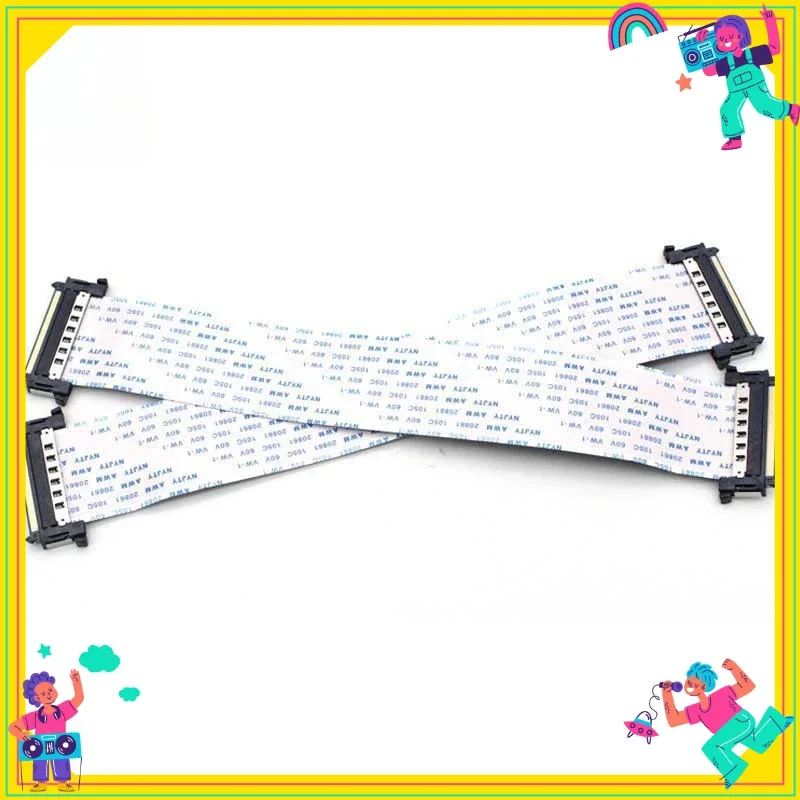 41Pin 51Pin 4K LVDS High-Definition LCD Ribbon Cable AWM 20861 20706 105C 60V VW-1 V-by One 41P 51P FFC FPC Dual Head