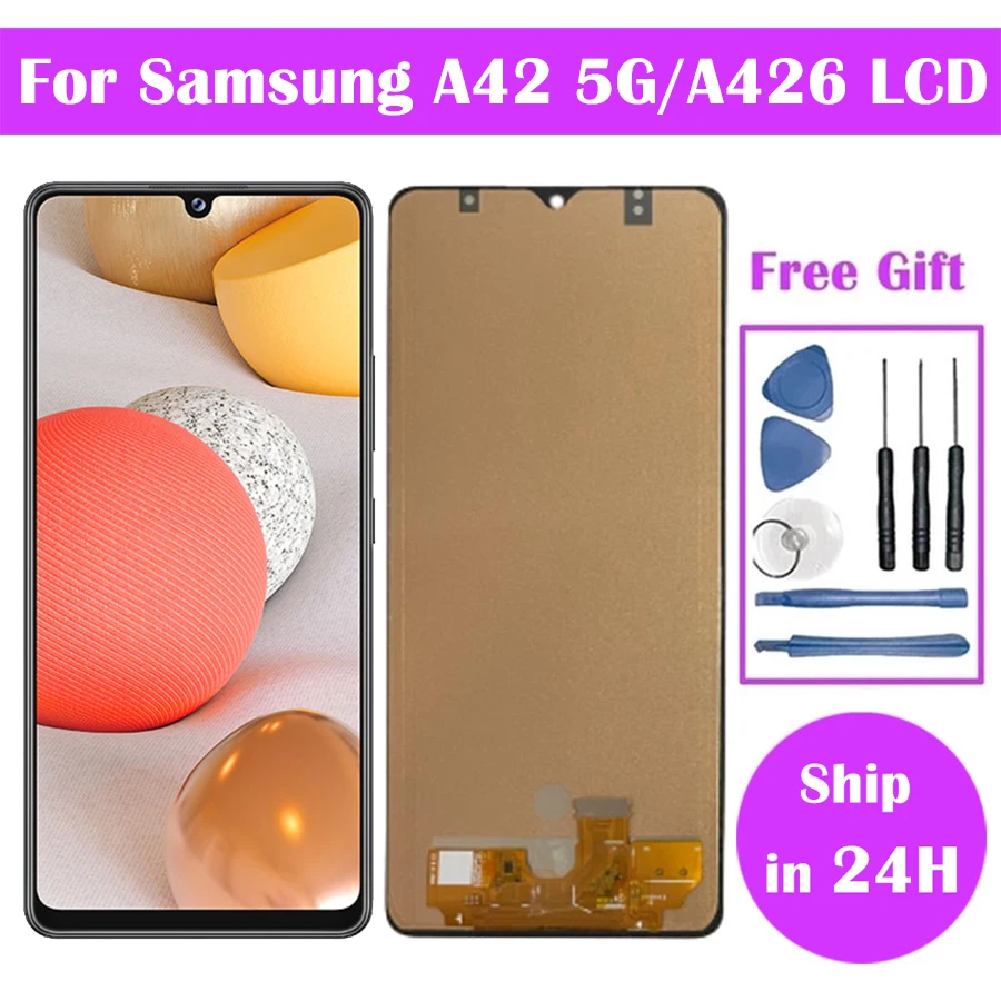 A42 5G LCD For Samsung A42 5G Pantalla incel LCD Display A426B A426B/DS Digital Touch Screen +Frame for Samsung Galaxy A42 LCD