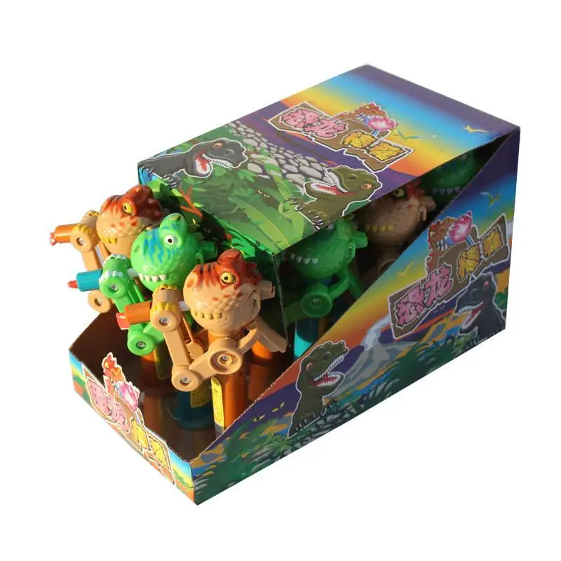 Dinosaur Robot Lollipop Save Creative Candy Toy