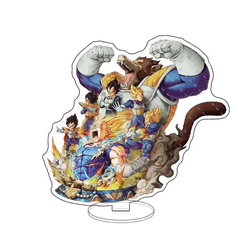 Neue Dragon Ball Son Goku Kakarotte Kreative personalisierte Acryl Anime Peripherie Ornamente Einfacher und exquisiter Stehtisch