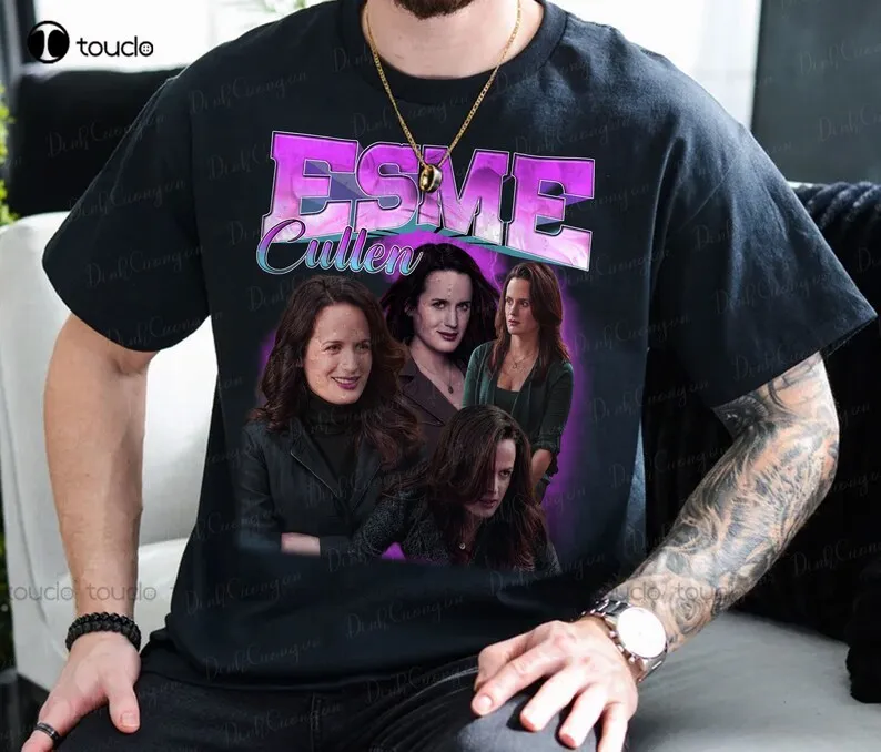 Retro Esme Culen Shirt The Twilight Saga Movie Vintage 90'S Trending Tee Unisex T Shirt O-Neck Streetwear Oversized Xs-5Xl