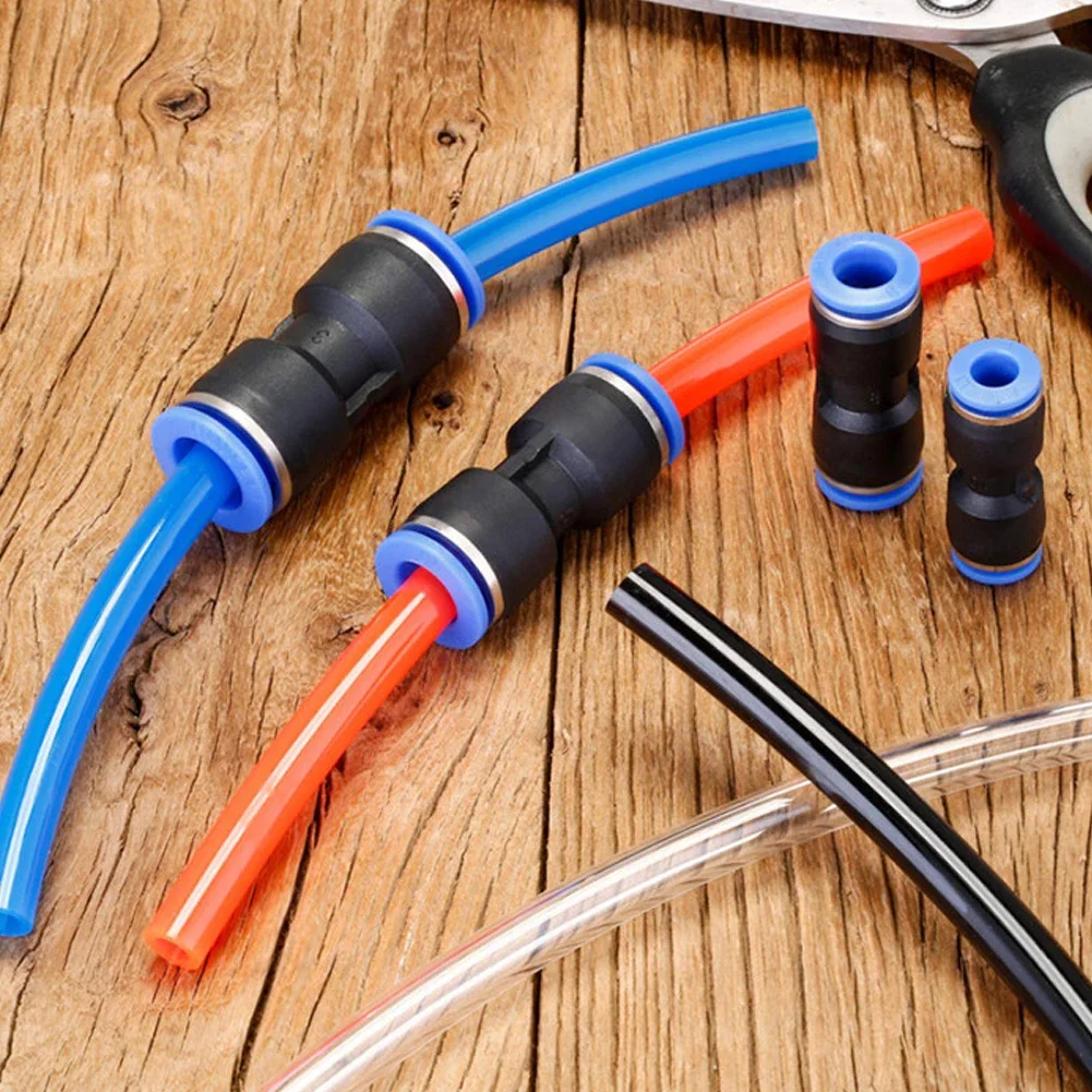 40 قطعة مستقيم دفع بولي موصلات موصلات هوائي ربط تركيبات خط الهواء خرطوم سريع إصلاح ل 6 8 10 12 مللي متر القطر الخارجي الأنابيب