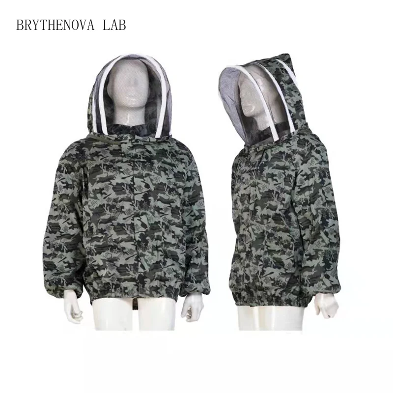 Beekeeping Suit Foldable Beekeeping Protective Veil Jacket Double Zippered Suit Bee with Hat Equipment