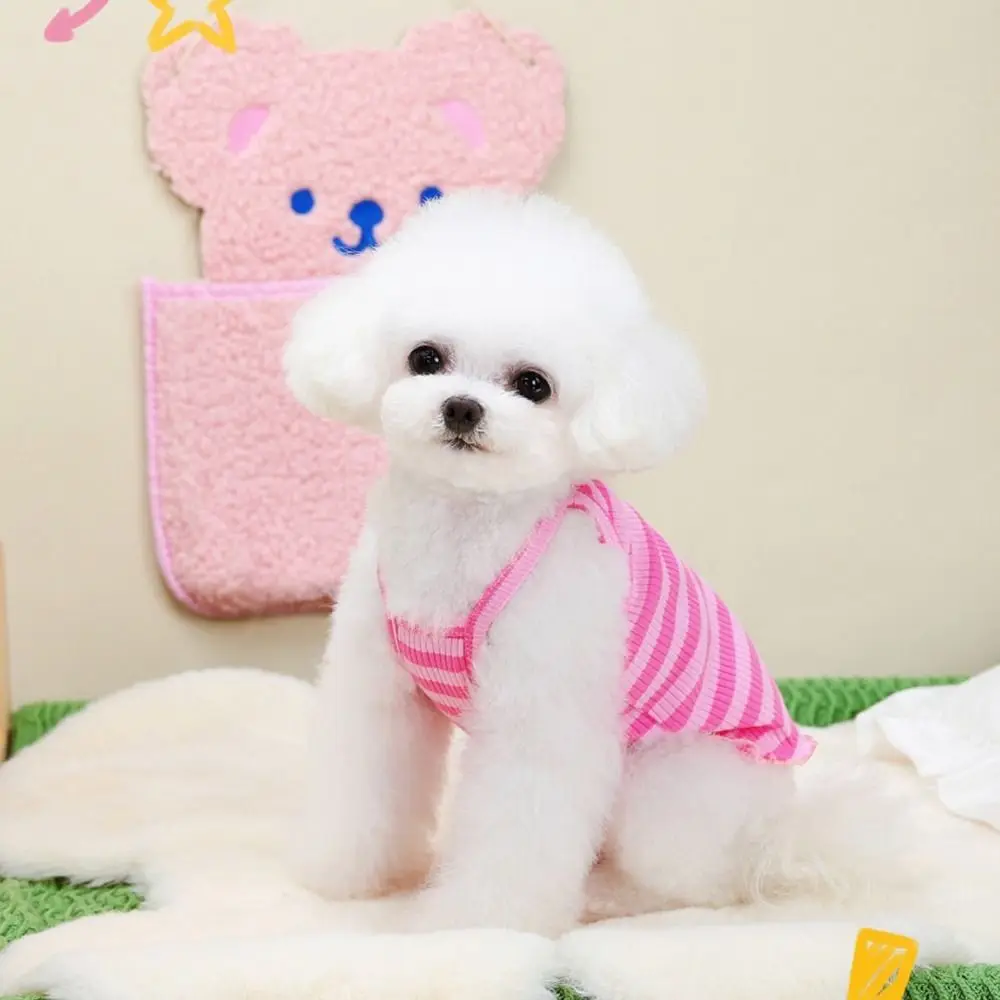 

Comfortable Cotton Cat Suspender Skirt Cute Soft Pet Princess Dresses Fashion Thin Design Dog Vest for Puppy Kittens