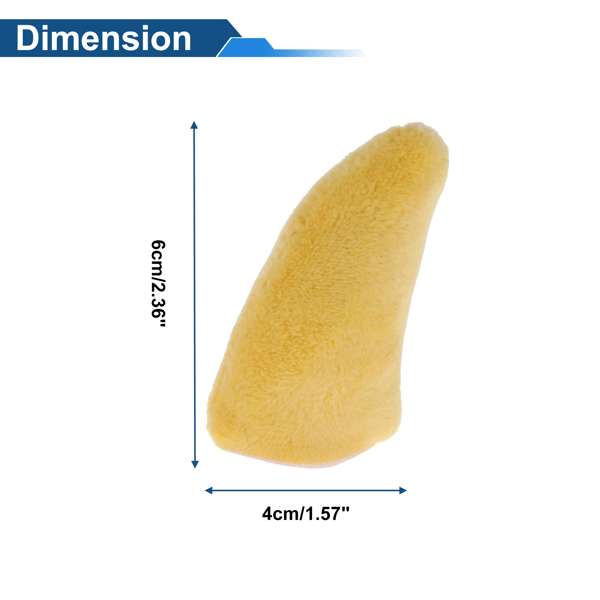 

X Autohaux аксессуары для мотоциклетного шлема, украшения, плюшевые рога для мотоцикла, велосипеда, лыжных шлемов, желтая плюшевая наклейка, 2 компл.