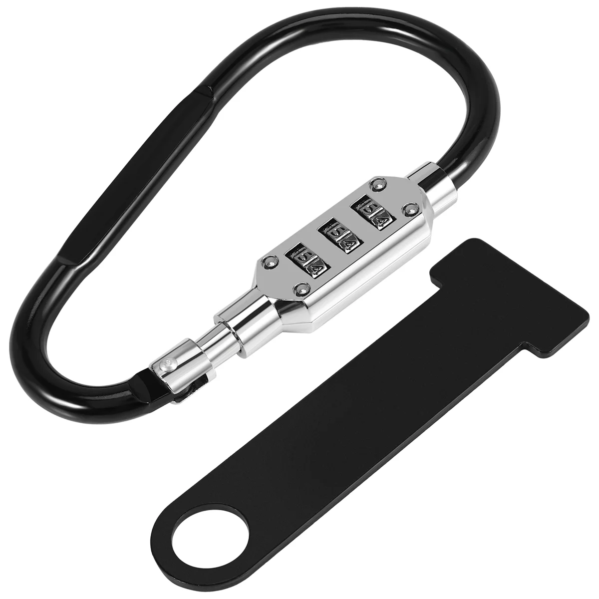 

Y79A_Motorcycle Helmet Lock Anti-Theft Open Face Helmet Lock Fastener + T-Bar for Racing Motorbike Bike Helmet Lock