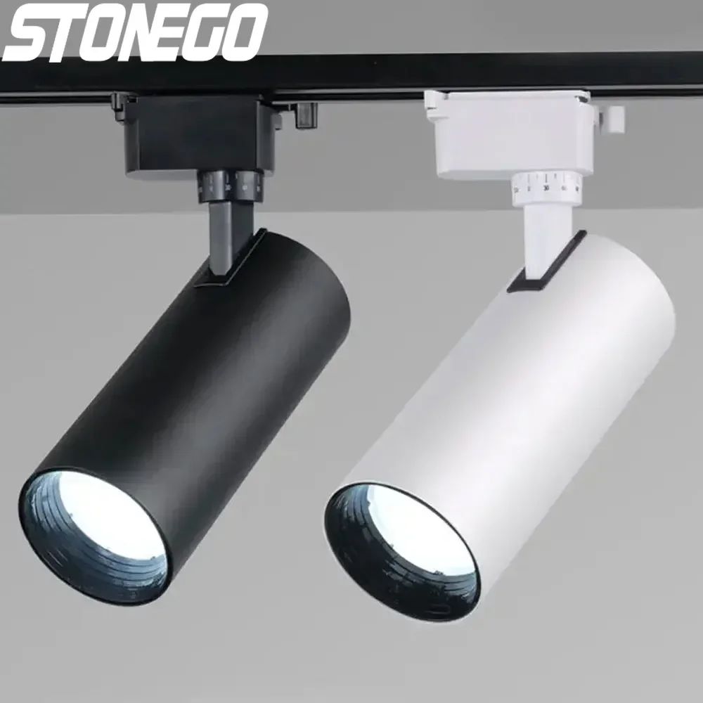 Multi-functional Focusable Rail Light Focusable, 360° Rotating, Adjustable Angle - Perfect Lighting Solution for Indoor Spaces