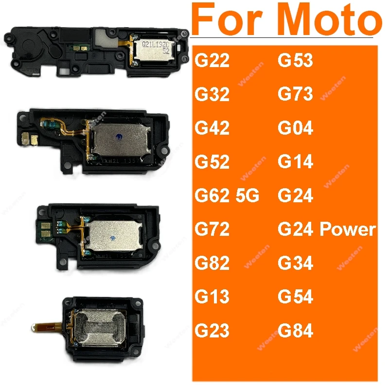 Do Motorola MOTO G04 G22 G62 5G G72 G13 G23 G53 G73 G14 G24 Power G34 G54 G32 G42 G52 G53 G82 Głośnik Głośnik Brzęczyk Głośne części