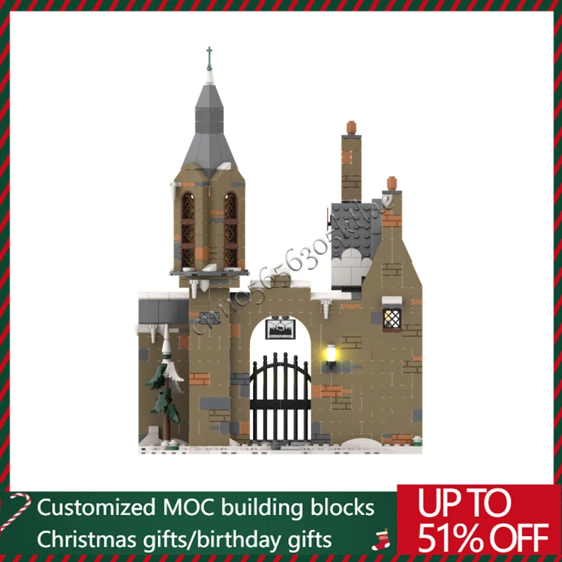 新しい 814 個 MOC ホットシティストリートビューモジュラーマジックストアビルディングブロックレンガ子供組み立て教育玩具誕生日ギフト