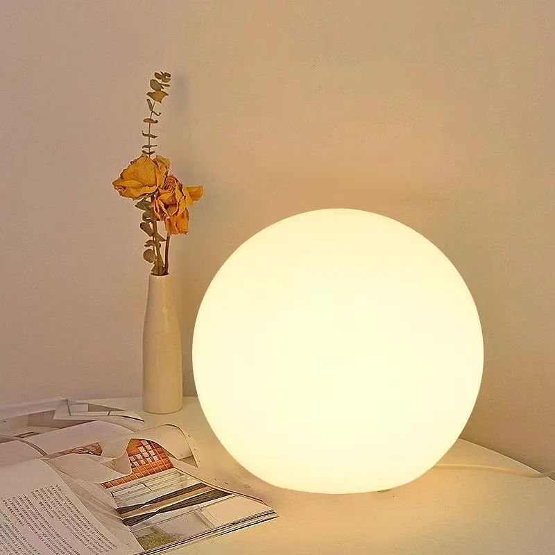 Dekorative Kugel Tischlampe Nachttisch Nachtlicht Mädchen Ins Geschenk Atmosphäre Lampe Romantische Warme Kinderzimmer Schreibtisch Schlafzimmer Boden La