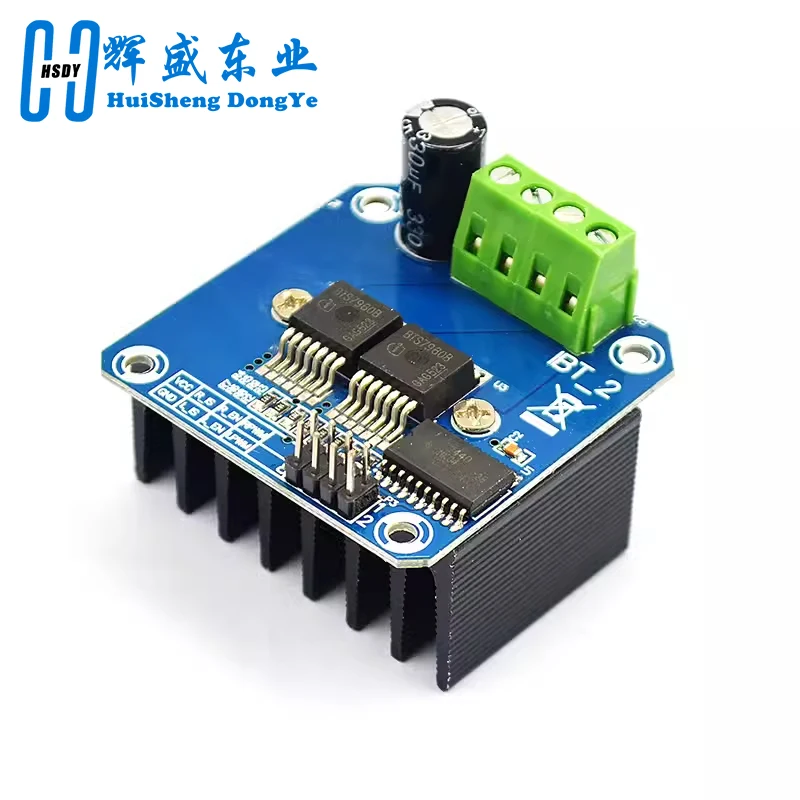 Double BTS7960 43A H-bridge High-power Motor Driver module/ diy smart car Current diagnostic