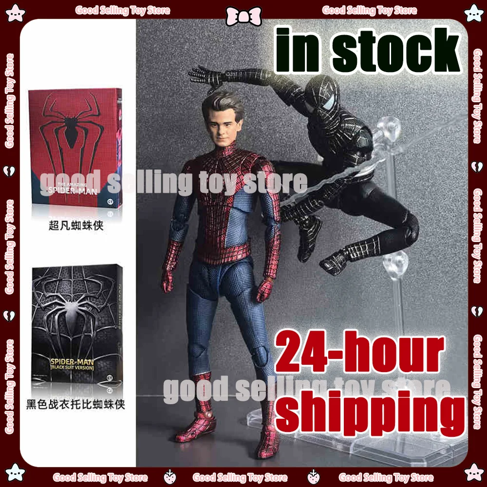 New Ct Toy Marvel Anime Figures Miles Morales Spiderman Action Figurine Shf Agent Venom Model Amazing Yamaguchi Christmas Toys