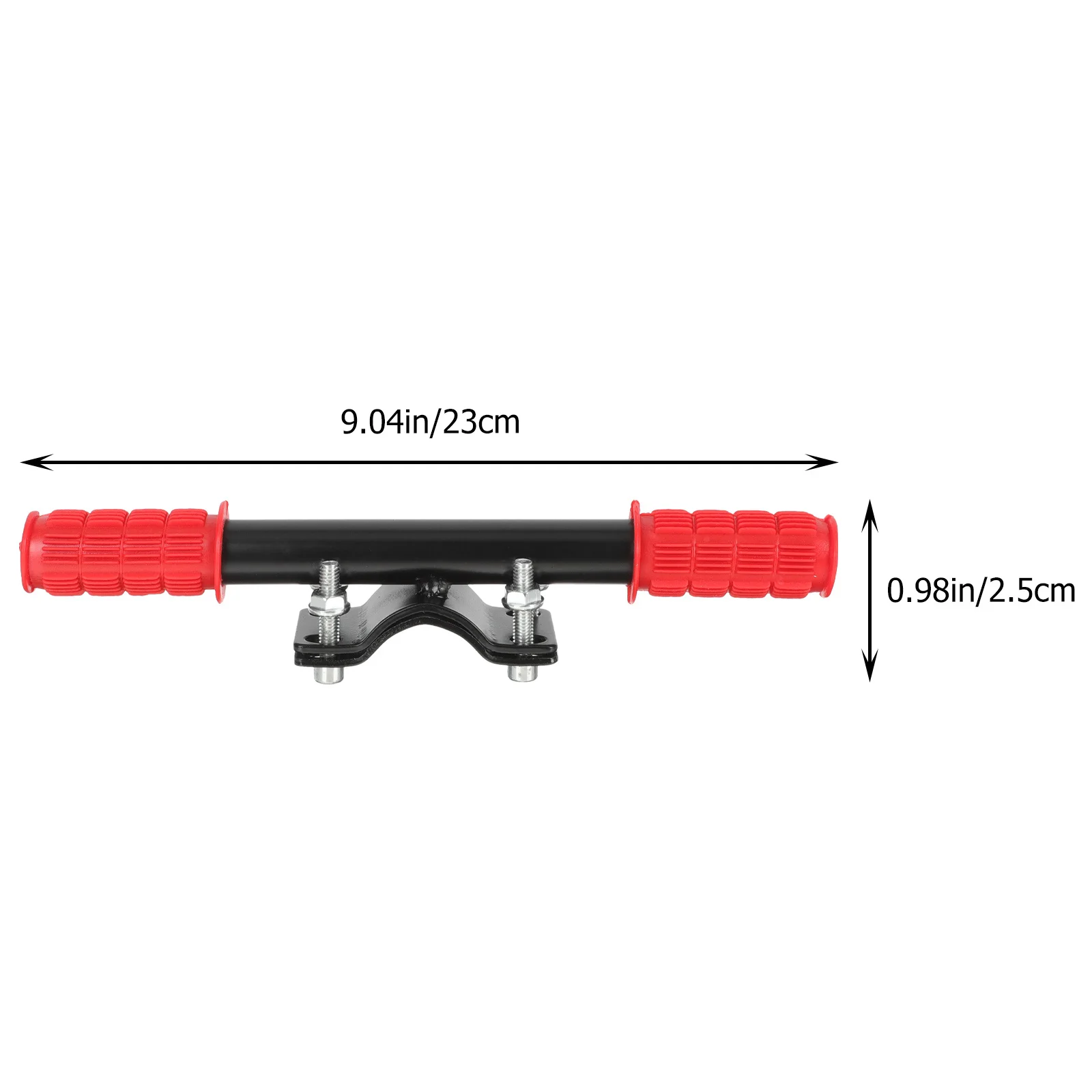 مسند ذراع الدراجة مقبض المقعد الخلفي للدراجات الجبلية القابلة للطي على الطرق سبائك متينة من البلاستيك لسلامة الأطفال أنابيب مقعد بقطر 254-318 مللي متر #5
