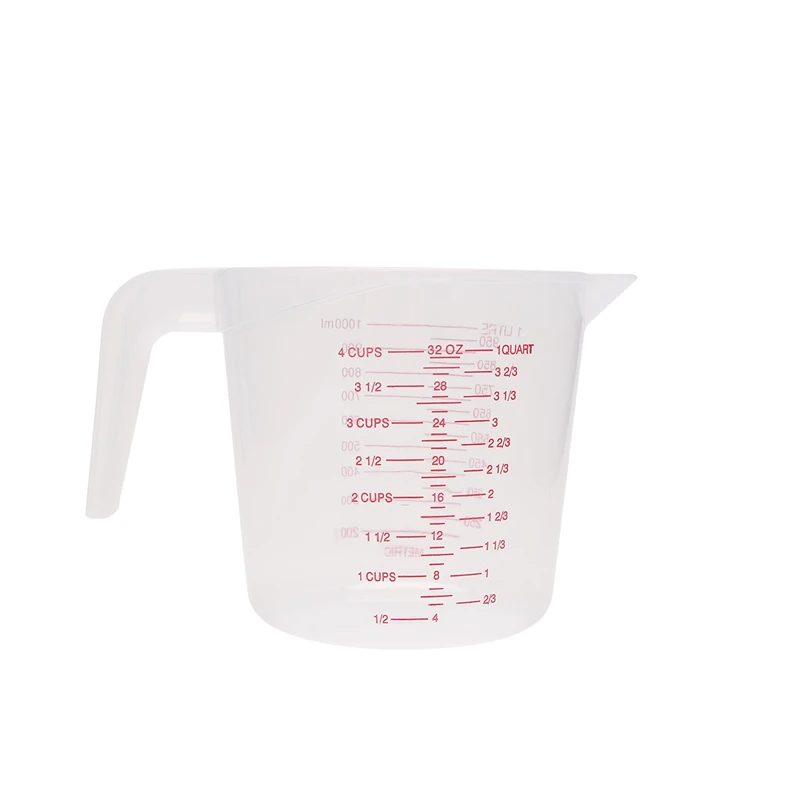 

2025 New 1000Ml Measuring Cup Baking Tool Kitchen Tool High Quality Plastic Measuring Cup Tool Cup With Scale