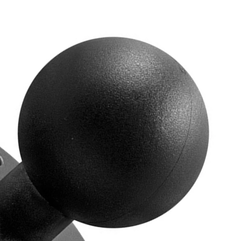 ฐานยึดอลูมิเนียมทรงกลมพร้อมหัวยางฐานยึดรถจักรยานยนต์สําหรับกล้อง Gopro ของโทรศัพท์